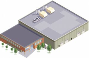 warehouse-3d-illustration